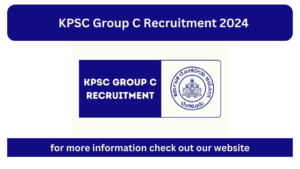 KPSC Group C Recruitment 2024